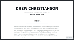 Desktop Screenshot of drewchristianson.com