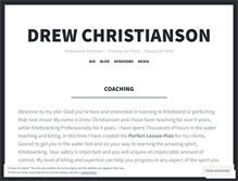 Tablet Screenshot of drewchristianson.com